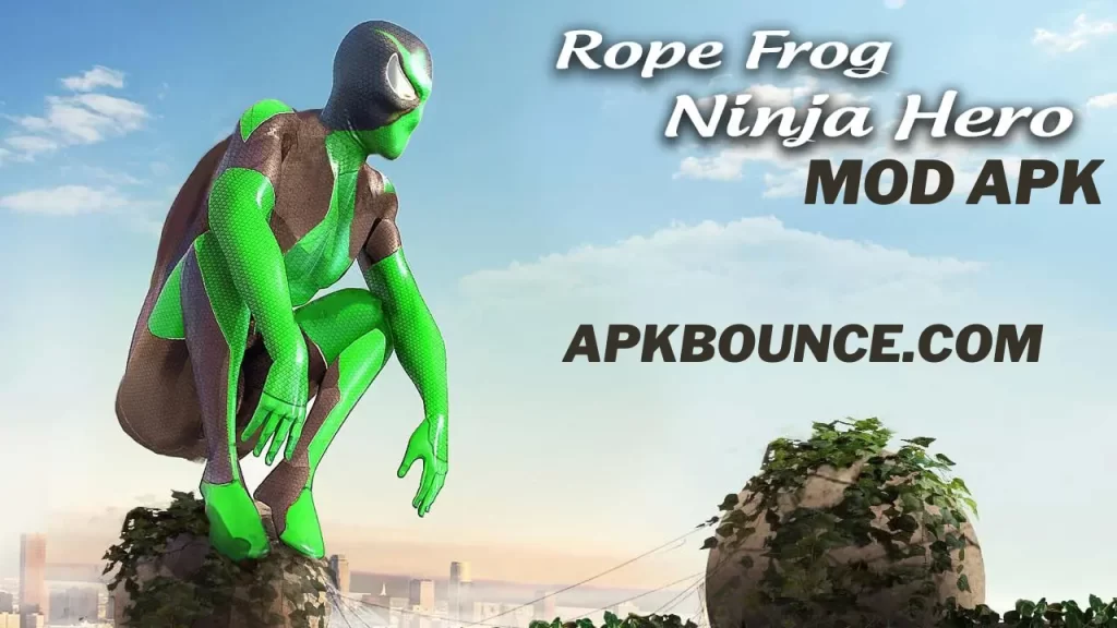 Rope Frog Ninja Hero MOD APK Cover