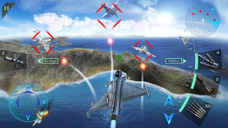 Sky Fighter 3D MOD APK Game Overview