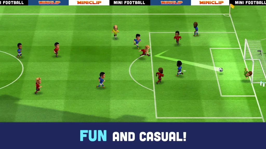 Game overview of Mini Football MOD APK 2023