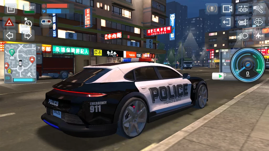Gameplay of Police Sim 2022 Mod Apk