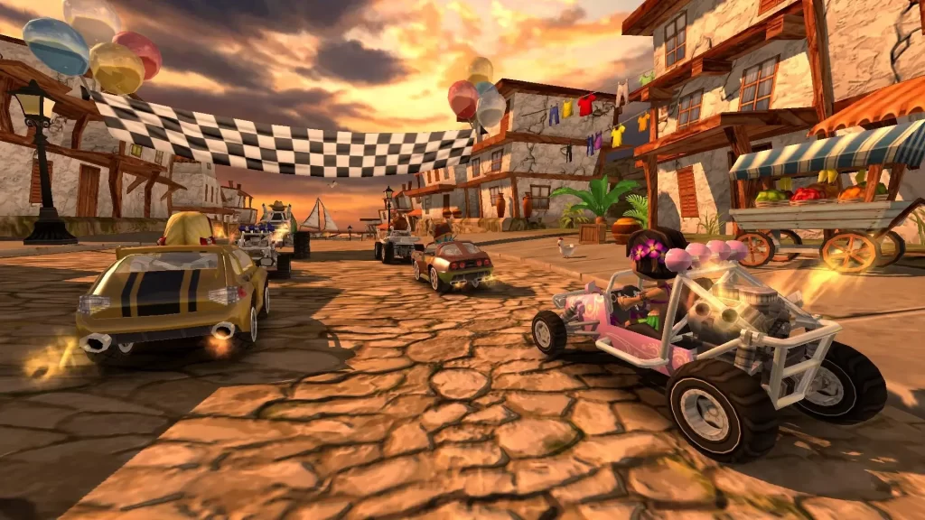 Gameplay of Beach Buggy Racing MOD APK